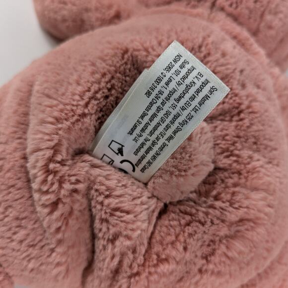 Baby Gund Stuffed Bunny Rabbit Oh So Snuggly Plush Quilted Feet Ears Easter Gift - Picture 10 of 13
